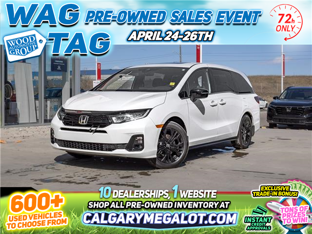 2025 Honda Odyssey Black Edition (Stk: VQ0305SS) in Calgary - Image 1 of 44