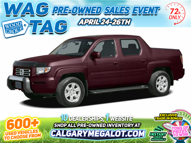 2007 Honda Ridgeline EX-L (Stk: RQ0835AA) in Calgary - Image 1 of 2