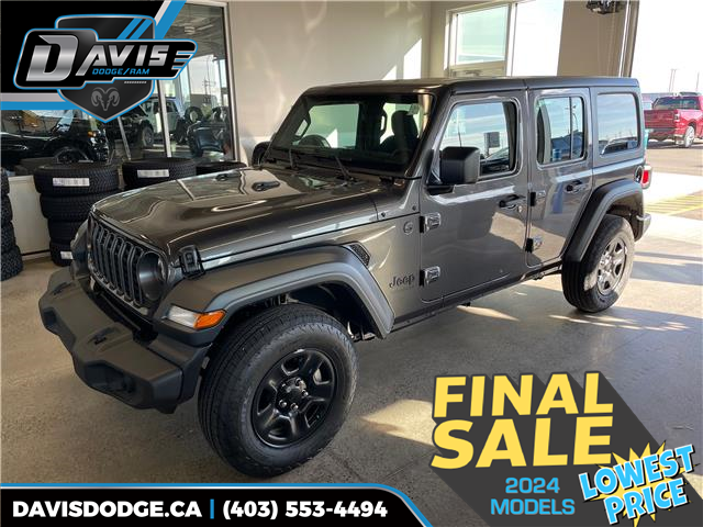 2024 Jeep Wrangler Sport (Stk: 24345) in Fort Macleod - Image 1 of 25