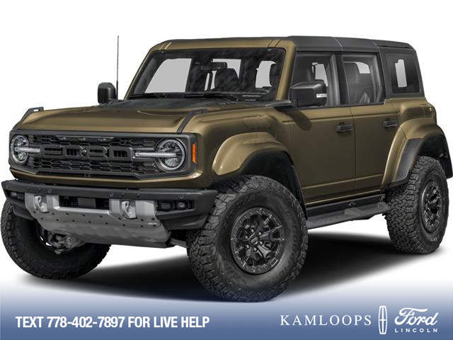 2025 Ford Bronco Raptor (Stk: E0RZ37OS) in Kamloops - Image 1 of 1