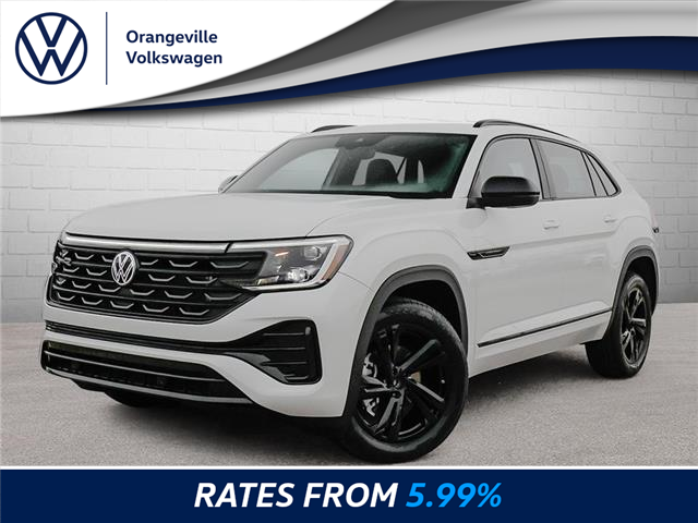2025 Volkswagen Atlas Cross Sport 2.0 TSI Comfortline R-Line Black Edition (Stk: O01818) in Mono - Image 1 of 25