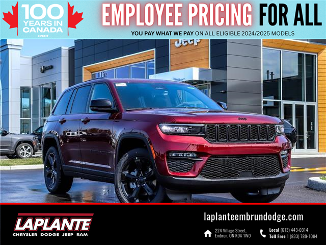 2025 Jeep Grand Cherokee Limited (Stk: 25111) in Embrun - Image 1 of 24