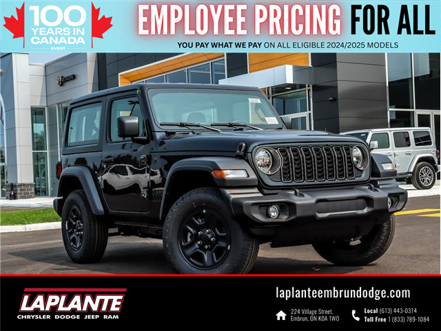 2024 Jeep Wrangler Sport (Stk: 24147) in Embrun - Image 1 of 20