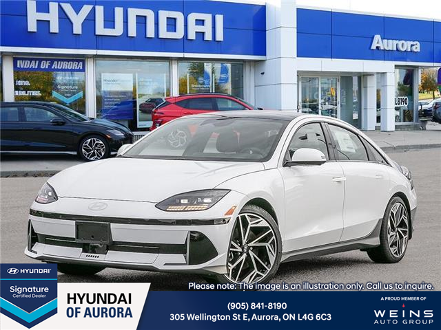 2025 Hyundai IONIQ 6 Preferred Long Range w/Ultimate Package (Stk: 26T1320) in Aurora - Image 1 of 22