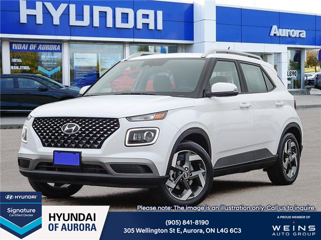 2025 Hyundai Venue Ultimate w/Black Interior (IVT) (Stk: 26T1367) in Aurora - Image 1 of 22