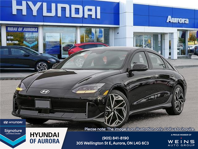 2025 Hyundai IONIQ 6 Preferred Long Range w/Ultimate Package (Stk: 26T1446) in Aurora - Image 1 of 21