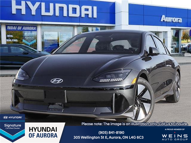 2025 Hyundai IONIQ 6 Preferred Long Range w/Ultimate Package (Stk: 261596) in Aurora - Image 1 of 23 2025 Hyundai IONIQ 6 Preferred Long Range w/Ultimate Package (Stk: 261596) in Aurora - Image 1 of 23