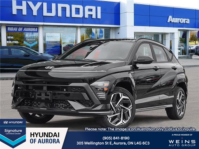 2025 Hyundai Kona 1.6T N Line (Stk: 2600119) in Aurora - Image 1 of 23 2025 Hyundai Kona 1.6T N Line (Stk: 2600119) in Aurora - Image 1 of 23