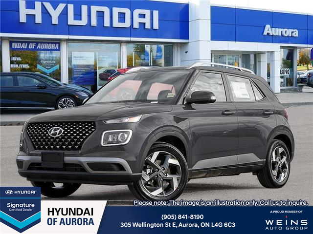 2026 Hyundai Venue Ultimate w/Black Interior (IVT) (Stk: 261832) in Aurora - Image 1 of 21