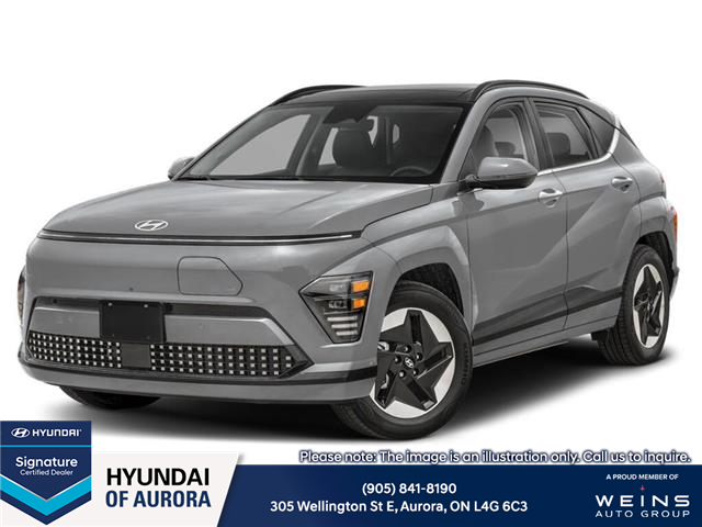 2026 Hyundai Kona Electric Preferred w/Ultimate Package (Stk: 261893) in Aurora - Image 1 of 3