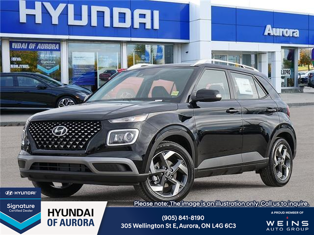 2026 Hyundai Venue Ultimate w/Black Interior (IVT) (Stk: 261796) in Aurora - Image 1 of 22