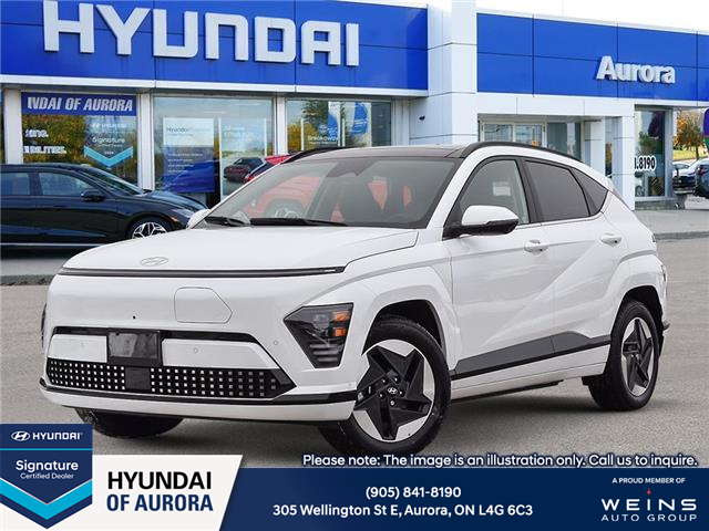 2026 Hyundai Kona Electric Preferred w/Ultimate Package (Stk: 261993) in Aurora - Image 1 of 23