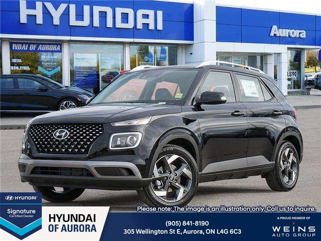 2026 Hyundai Venue Ultimate w/Black Interior (IVT) (Stk: 261796) in Aurora - Image 1 of 22 2026 Hyundai Venue Ultimate w/Black Interior (IVT) (Stk: 261796) in Aurora - Image 1 of 22