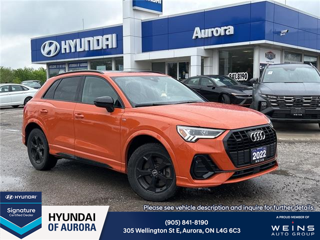 2022 Audi Q3 45 Technik (Stk: 2600110A) in Aurora - Image 1 of 9