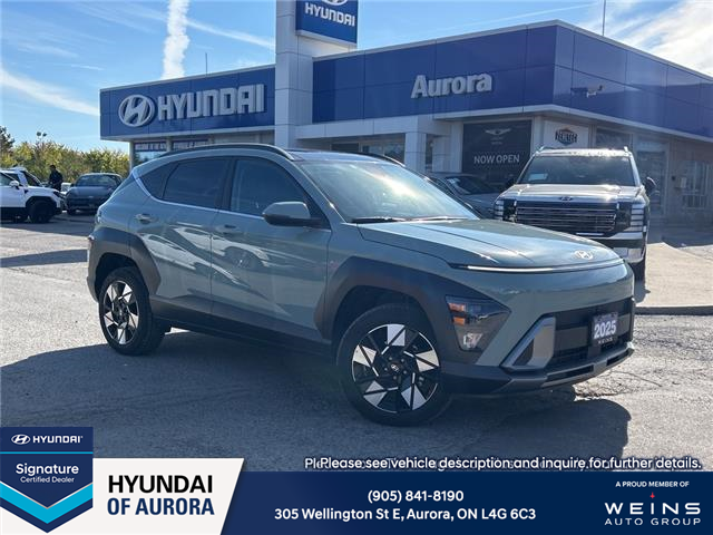 2025 Hyundai Kona 2.0L Preferred w/Trend Package (Stk: 26U1207) in Aurora - Image 1 of 21 2025 Hyundai Kona 2.0L Preferred w/Trend Package (Stk: 26U1207) in Aurora - Image 1 of 21