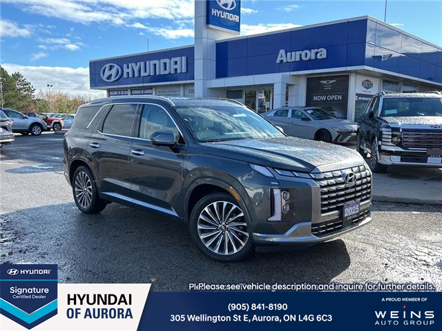 2025 Hyundai Palisade Ultimate Calligraphy w/Beige Interior (Stk: 26U1217) in Aurora - Image 1 of 21 2025 Hyundai Palisade Ultimate Calligraphy w/Beige Interior (Stk: 26U1217) in Aurora - Image 1 of 21