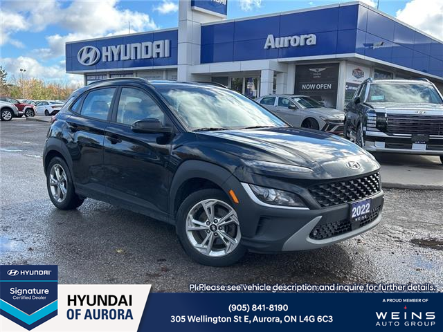 2022 Hyundai Kona 2.0L Preferred Sun & Leather Package (Stk: 261759A) in Aurora - Image 1 of 20