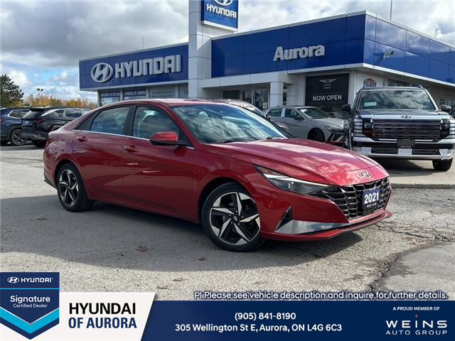 2021 Hyundai Elantra Ultimate (Stk: 261711A) in Aurora - Image 1 of 16
