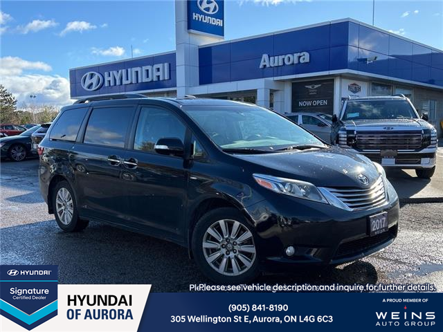 2017 Toyota Sienna Limited 7-Passenger (Stk: 261646AA) in Aurora - Image 1 of 16
