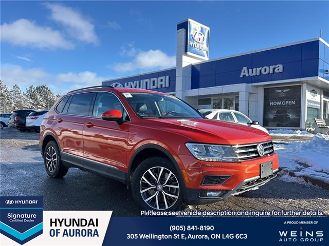 2019 Volkswagen Tiguan Comfortline (Stk: 26U1243) in Aurora - Image 1 of 21 2019 Volkswagen Tiguan Comfortline (Stk: 26U1243) in Aurora - Image 1 of 21