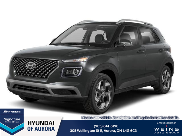 2025 Hyundai Venue Ultimate w/Black Interior (IVT) (Stk: 261192) in Aurora - Image 1 of 2