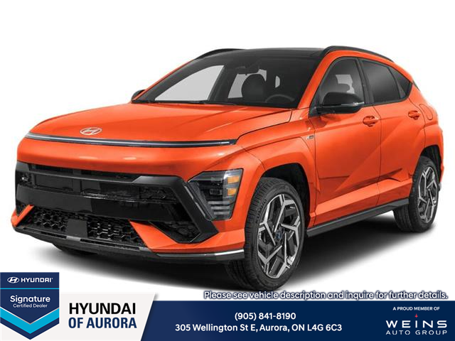 2025 Hyundai Kona 1.6T N Line (Stk: 261066) in Aurora - Image 1 of 2