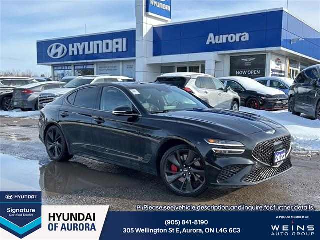 2023 Genesis G70 3.3T Sport (Stk: 26U1273) in Aurora - Image 1 of 20