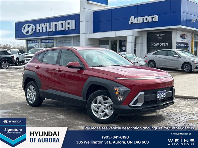 2026 Hyundai Kona 2.0L Essential (Stk: 26U1284) in Aurora - Image 1 of 8