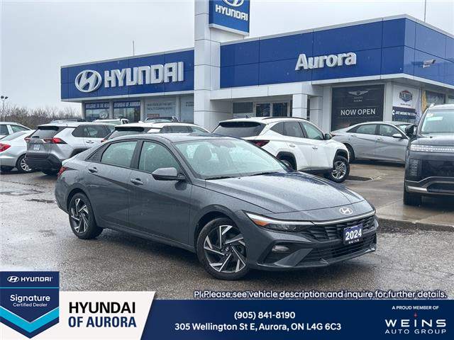 2024 Hyundai Elantra Preferred w/Tech Package (Stk: 26U1285) in Aurora - Image 1 of 21