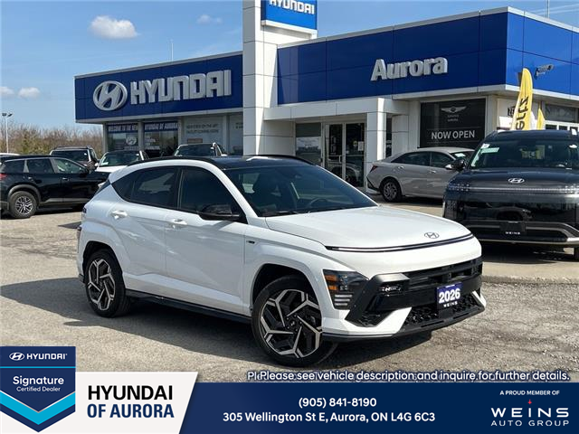 2026 Hyundai Kona 1.6T N Line (Stk: 26U1294) in Aurora - Image 1 of 22