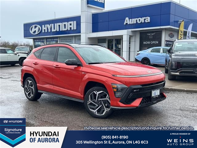 2025 Hyundai Kona 1.6T N Line (Stk: 261066) in Aurora - Image 1 of 20