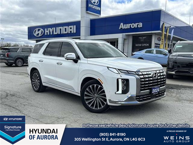 2024 Hyundai Palisade Ultimate Calligraphy (Stk: 261834A) in Aurora - Image 1 of 17 2024 Hyundai Palisade Ultimate Calligraphy (Stk: 261834A) in Aurora - Image 1 of 17