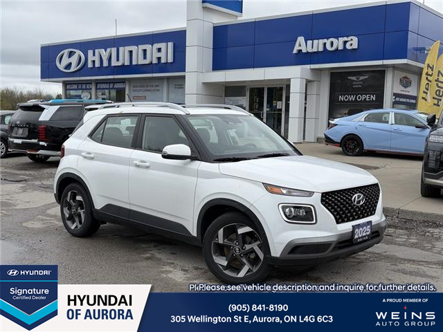 2025 Hyundai Venue Ultimate w/Black Interior (IVT) (Stk: 26U1305) in Aurora - Image 1 of 21 2025 Hyundai Venue Ultimate w/Black Interior (IVT) (Stk: 26U1305) in Aurora - Image 1 of 21