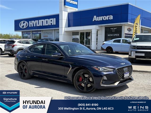 2020 Genesis G70 3.3T Sport (Stk: 26U1301A) in Aurora - Image 1 of 20