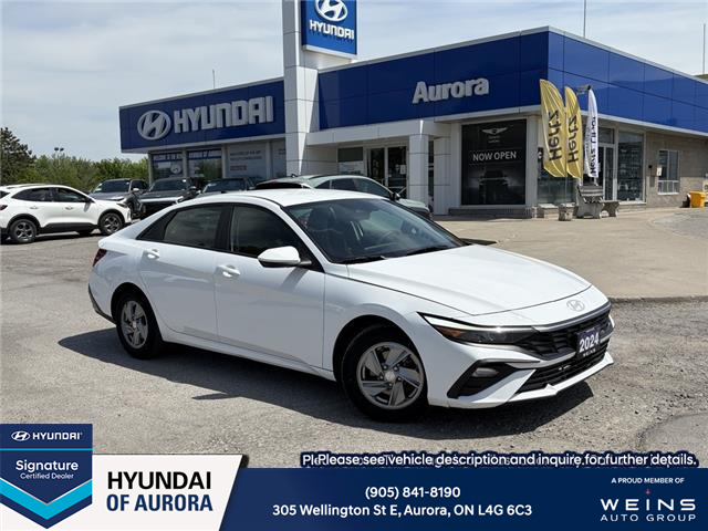 2024 Hyundai Elantra ESSENTIAL (Stk: 2610207A) in Aurora - Image 1 of 19 2024 Hyundai Elantra ESSENTIAL (Stk: 2610207A) in Aurora - Image 1 of 19