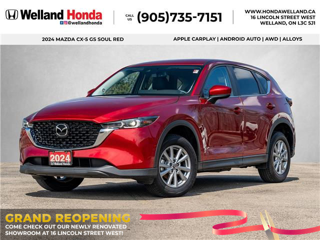 2024 Mazda CX-5 GS w/o CD (Stk: WU7665) in Welland - Image 1 of 27