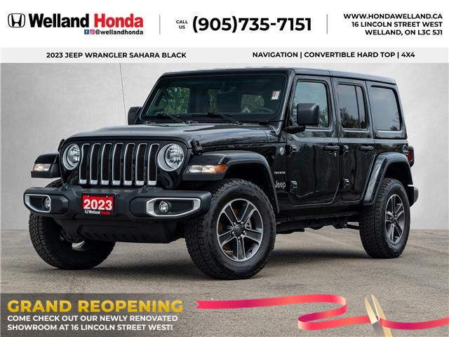 2023 Jeep Wrangler Sahara (Stk: WU7663) in Welland - Image 1 of 26