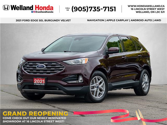 2021 Ford Edge SEL (Stk: WN25480A) in Welland - Image 1 of 28