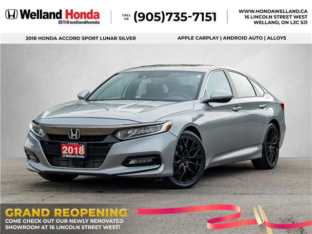2018 Honda Accord Sport (Stk: WN25393A) in Welland - Image 1 of 25
