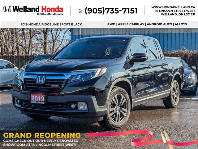 2019 Honda Ridgeline Sport (Stk: WU7776A) in Welland - Image 1 of 33