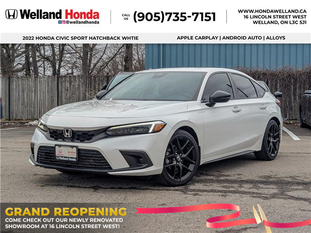 2022 Honda Civic Sport (Stk: WN26198A) in Welland - Image 1 of 28