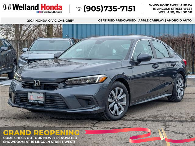 2024 Honda Civic LX-B (Stk: WN26326A) in Welland - Image 1 of 27