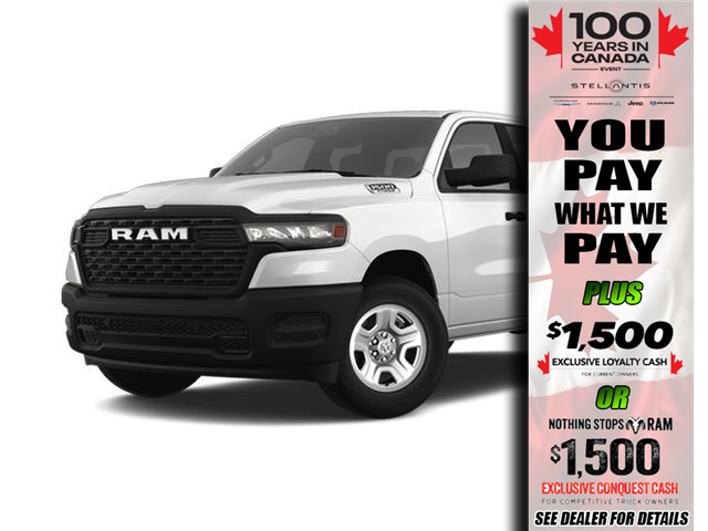 2025 RAM 1500 Tradesman (Stk: 25002) in Dryden - Image 1 of 1