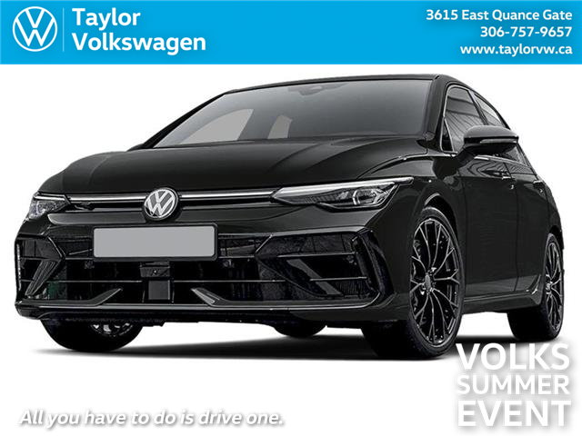 New 2025 Volkswagen Golf R Black Edition  - Regina - Taylor Volkswagen