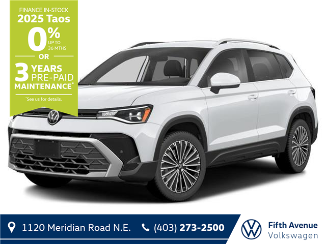 2025 Volkswagen Taos Comfortline (Stk: 25219) in Calgary - Image 1 of 2