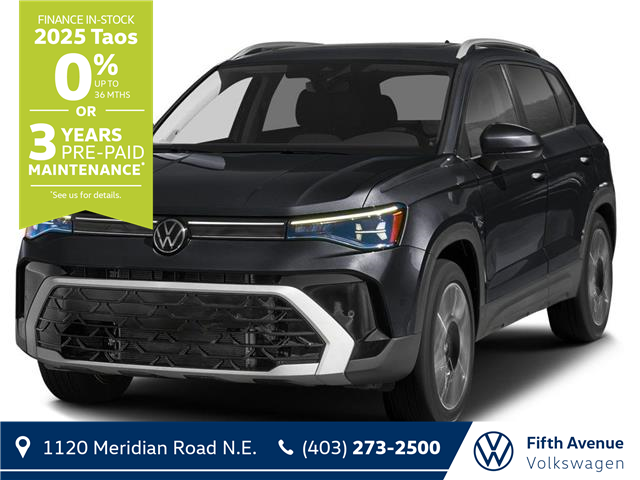 2025 Volkswagen Taos Highline (Stk: 25280) in Calgary - Image 1 of 3