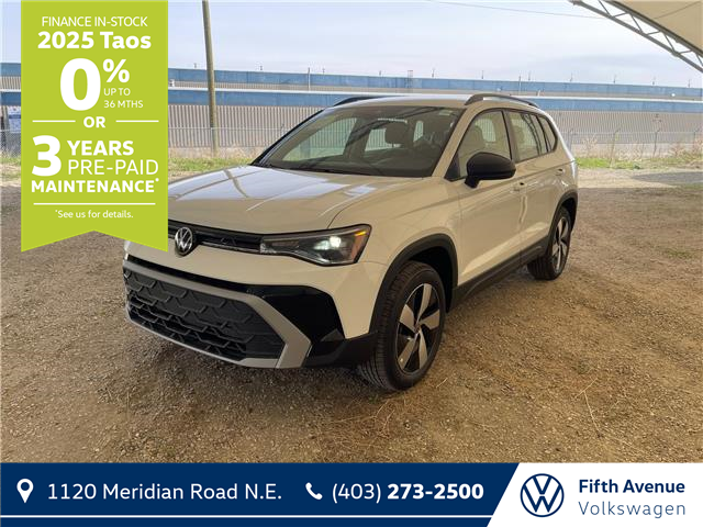 2025 Volkswagen Taos Trendline (Stk: 25221) in Calgary - Image 1 of 14