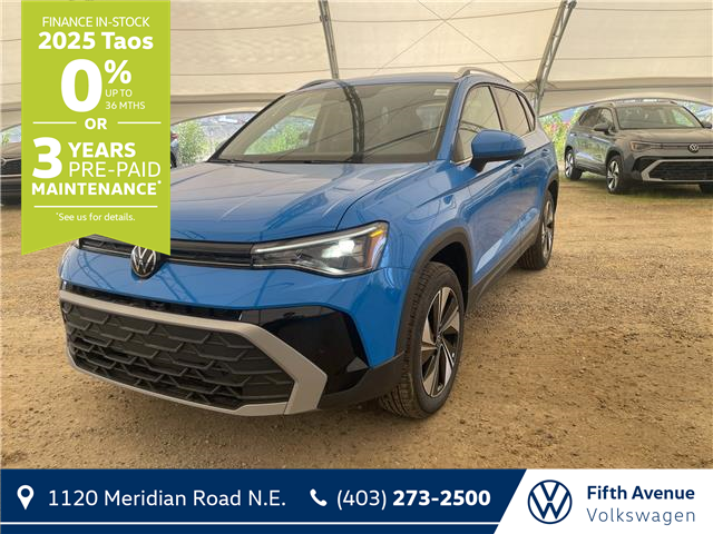 2025 Volkswagen Taos Comfortline (Stk: 25252) in Calgary - Image 1 of 13