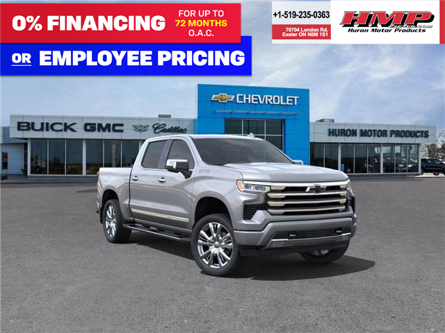 2025 Chevrolet Silverado 1500 High Country Gxd Sterling Grey Metallic with 15km at $90,608