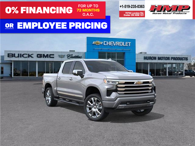 2025 Chevrolet Silverado 1500 High Country Sterling Grey Metallic with 15km at $90,443